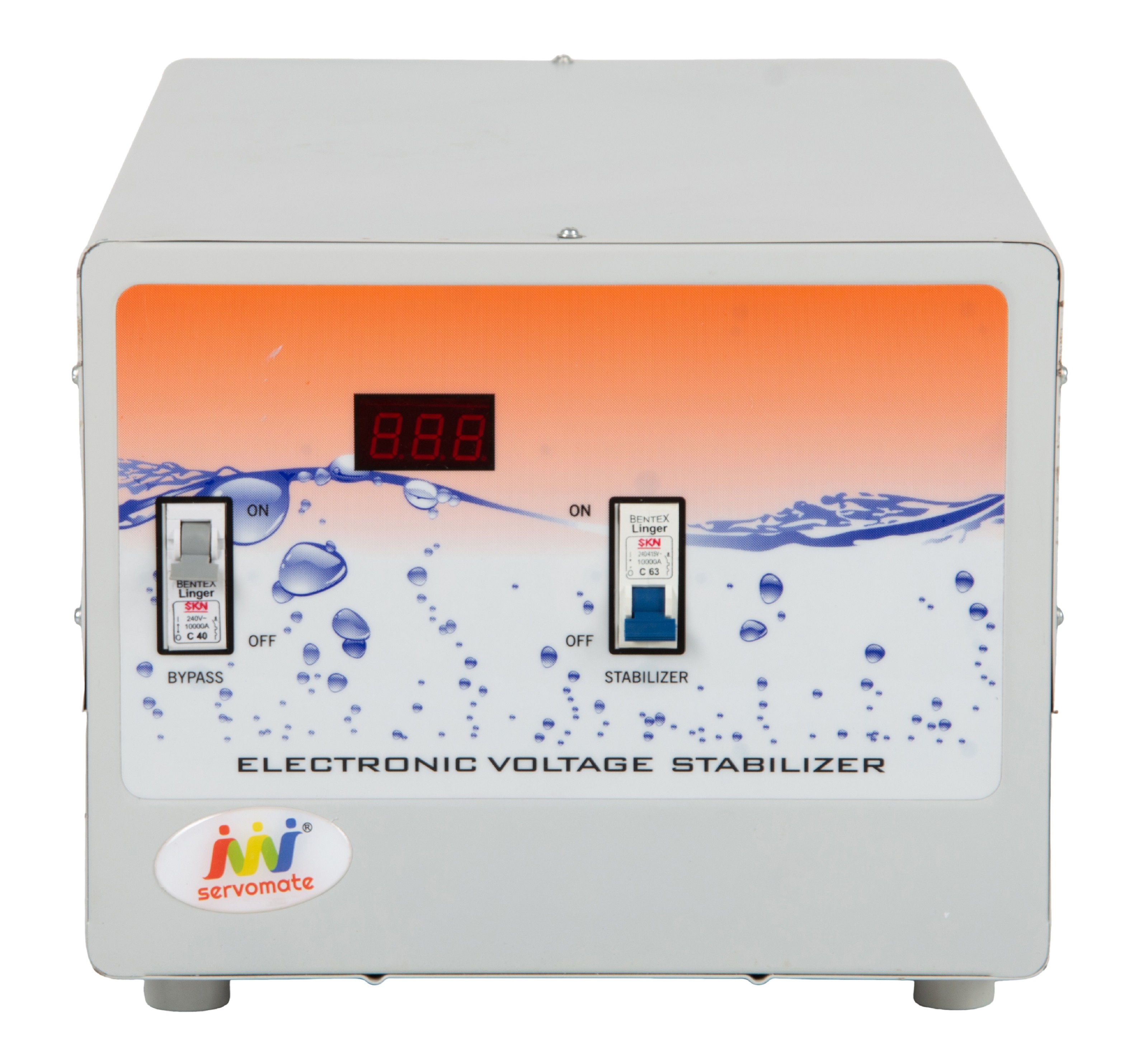 Servomate 10 KVA mainline automatic voltage stabilizer (100v-500v) 2 phase 100% Copper