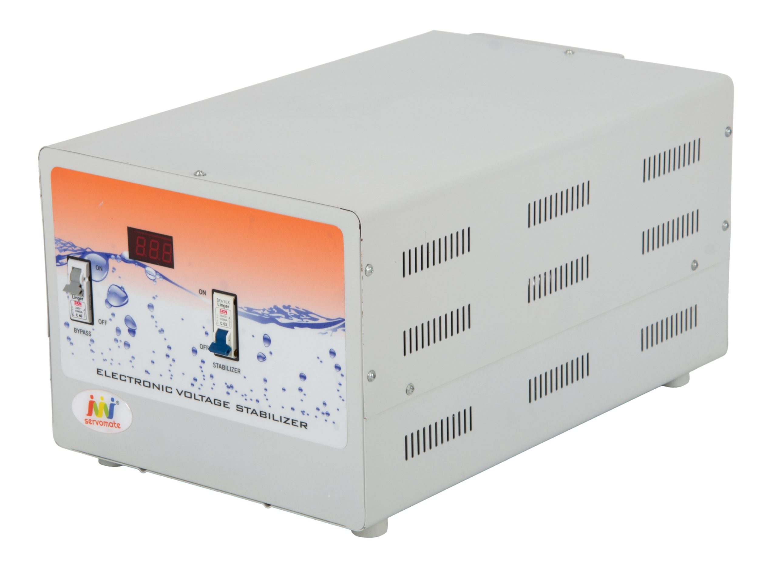 Servomate 10 KVA mainline automatic voltage stabilizer (170v-500v) 2 Phase Aluminium